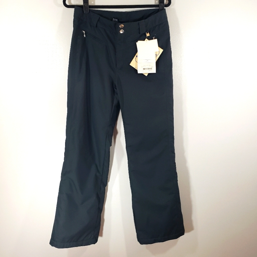 NILS Ski pants. Black, waterproof, breathable insulated cold weather wear.